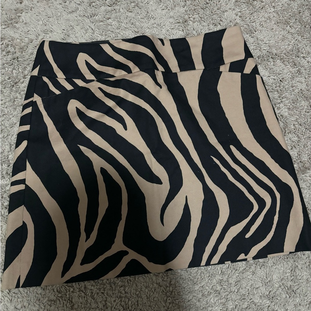 Zebra skirt